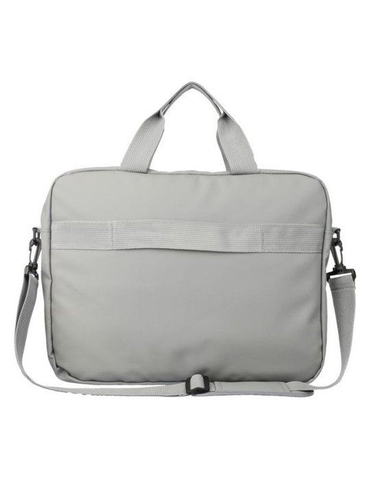 Sacoche  porte-ordinateur 15'' en PU Floyd Matières : polyester Couleurs : gris impression haute définition