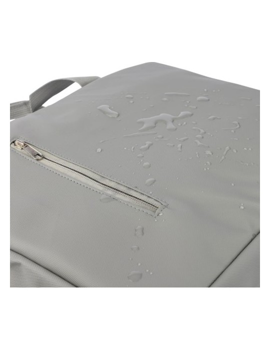 Sacoche  porte-ordinateur 15'' en PU Floyd Matières : polyester Couleurs : gris objet promotionnel éco-responsable