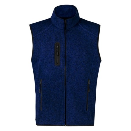 Gilet Personnalisé Bicolore Confortable et Stylé Anderson pas cher Matières : polaire Taille textile : L Couleurs : bleu marquag