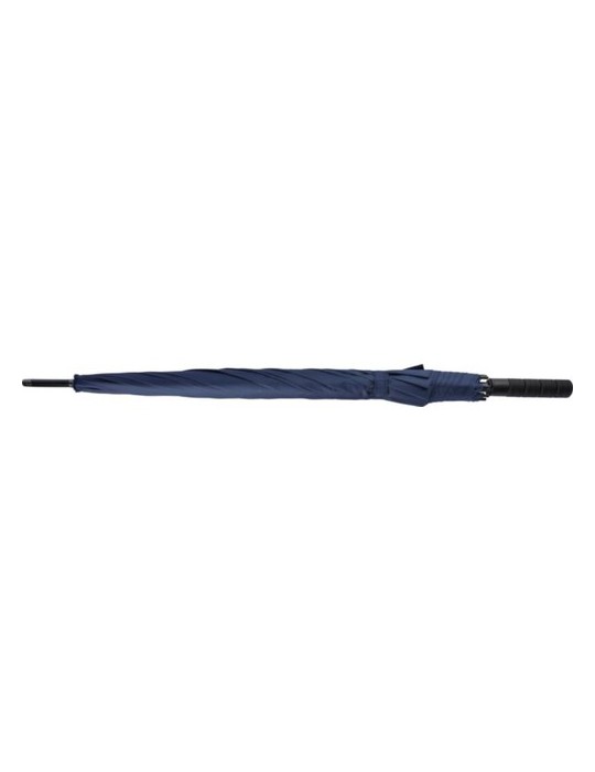 Parapluie automatique grand golf  en rPET Curtis Matières : plastique Couleurs : noir goodies personnalisé en stock