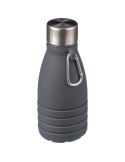 Gourde pliable personnalisée en silicone de 550 ml Erin Matières : acier inoxydable Couleurs : vert accessoire événementiel uniq