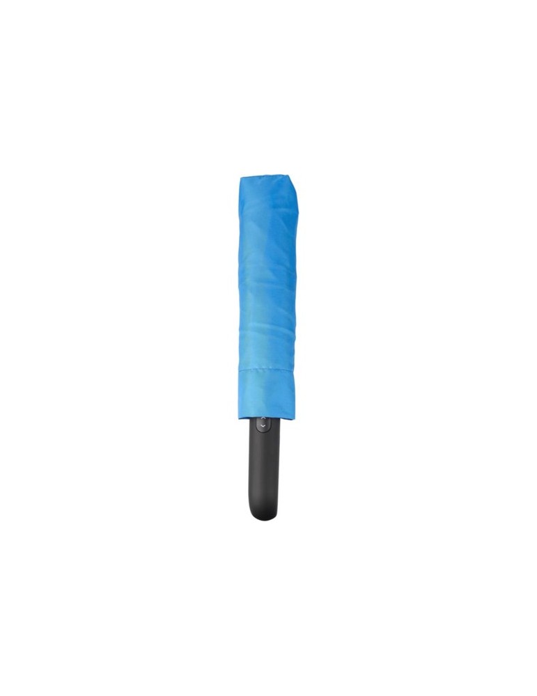 Parapluie pliable publicitaire en rPET Cynthia Matières : plastique Couleurs : bleu cobalt objet promo petit budget
