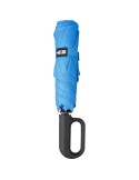 Parapluie pliable publicitaire en rPET Cynthia Matières : plastique Couleurs : vert clair marquage laser ultra précis
