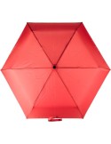 Parapluie pliable publicitaire en rPET Cynthia Matières : plastique Couleurs : rouge personnalisable avec votre logo