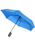 Parapluie pliable publicitaire en rPET Cynthia Matières : plastique Couleurs : rouge personnalisation rapide en France