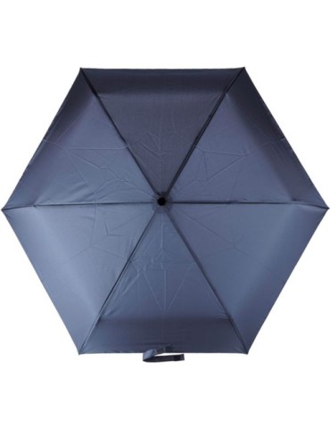 Parapluie pliable publicitaire en rPET Cynthia Matières : plastique Couleurs : bleu marquage laser ultra précis