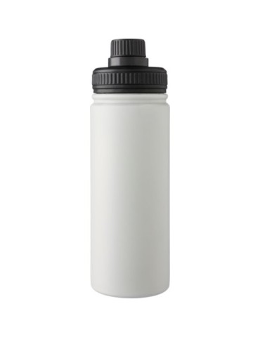 Gourde isotherme personnalisée en acier inoxydable de 500 ml - Chad Matières : acier inoxydable Couleurs : blanc