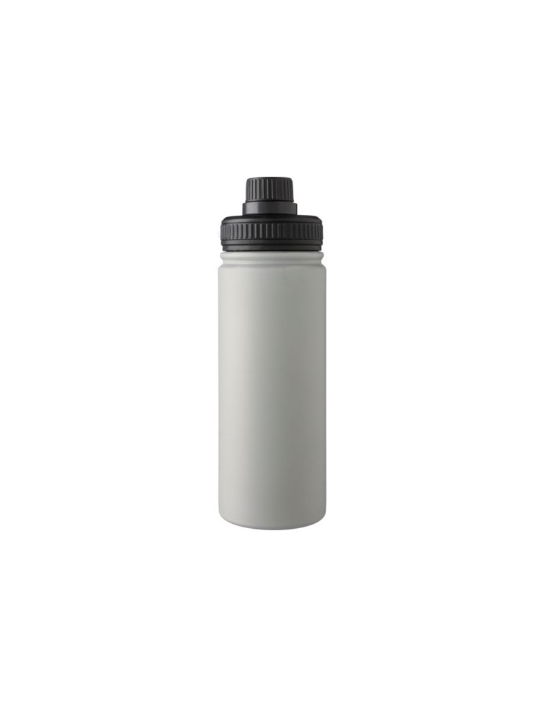 Gourde isotherme personnalisée en acier inoxydable de 500 ml - Chad Matières : acier inoxydable Couleurs : gris cadeau entrepris