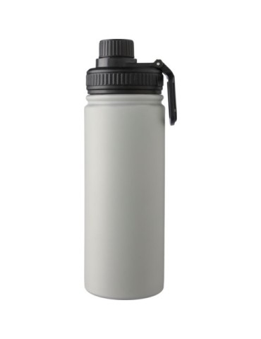 Gourde isotherme personnalisée en acier inoxydable de 500 ml - Chad Matières : acier inoxydable Couleurs : gris marquage laser u