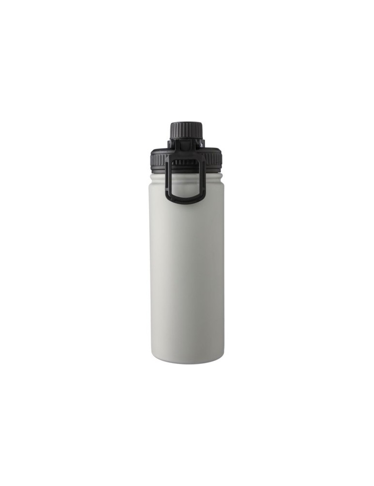 Gourde isotherme personnalisée en acier inoxydable de 500 ml - Chad Matières : acier inoxydable Couleurs : gris goodies entrepri