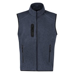 Gilet Personnalisé Bicolore Confortable et Stylé Anderson pas cher Matières : polaire Taille textile : XS Couleurs : bleu marine