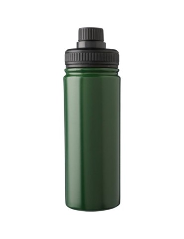 Gourde isotherme personnalisée en acier inoxydable de 500 ml - Chad Matières : acier inoxydable Couleurs : vert impression haute