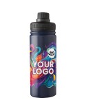 Gourde isotherme personnalisée en acier inoxydable de 500 ml - Chad Matières : acier inoxydable Couleurs : vert personnalisation