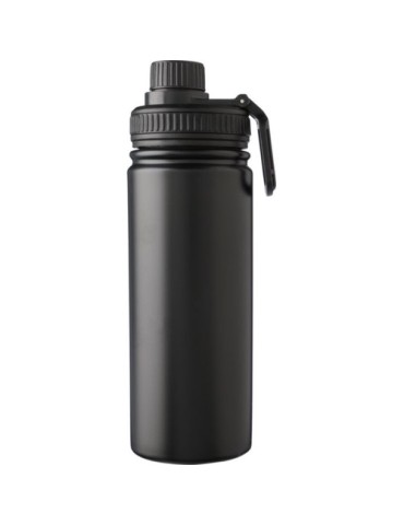 Gourde isotherme personnalisée en acier inoxydable de 500 ml - Chad Matières : acier inoxydable Couleurs : noir personnalisable 