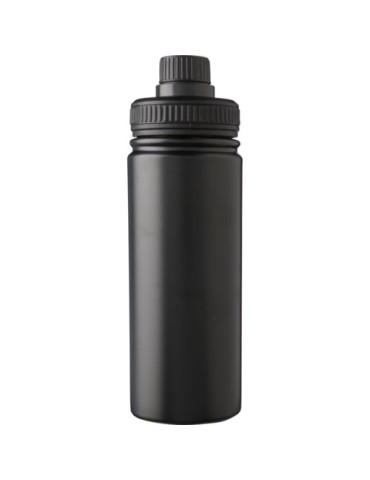 Gourde isotherme personnalisée en acier inoxydable de 500 ml - Chad Matières : acier inoxydable Couleurs : noir objet promotionn