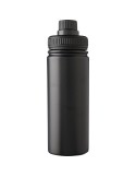 Gourde isotherme personnalisée en acier inoxydable de 500 ml - Chad Matières : acier inoxydable Couleurs : noir objet promotionn