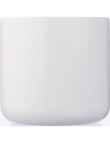 Mug isotherme personnalisé en acier inoxydable recyclé - Dwight Matières : bois Couleurs : bleu marquage laser ultra précis