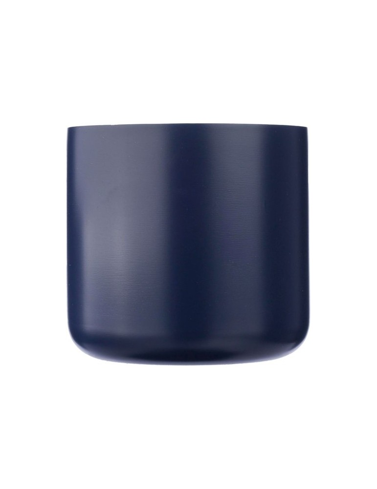 Mug isotherme personnalisé en acier inoxydable recyclé - Dwight Matières : bois Couleurs : bleu personnalisation sur mesure
