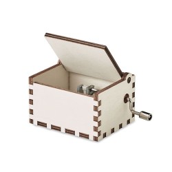 Boîte à musique personnalisée en bois pas cher - BOXMAS