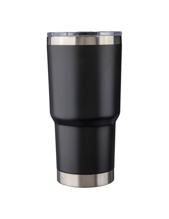 Mug isotherme personnalisé en acier inoxydable recyclé Arnold Matières : acier inoxydable Couleurs : noir