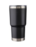 Mug isotherme personnalisé en acier inoxydable recyclé Arnold Matières : acier inoxydable Couleurs : noir