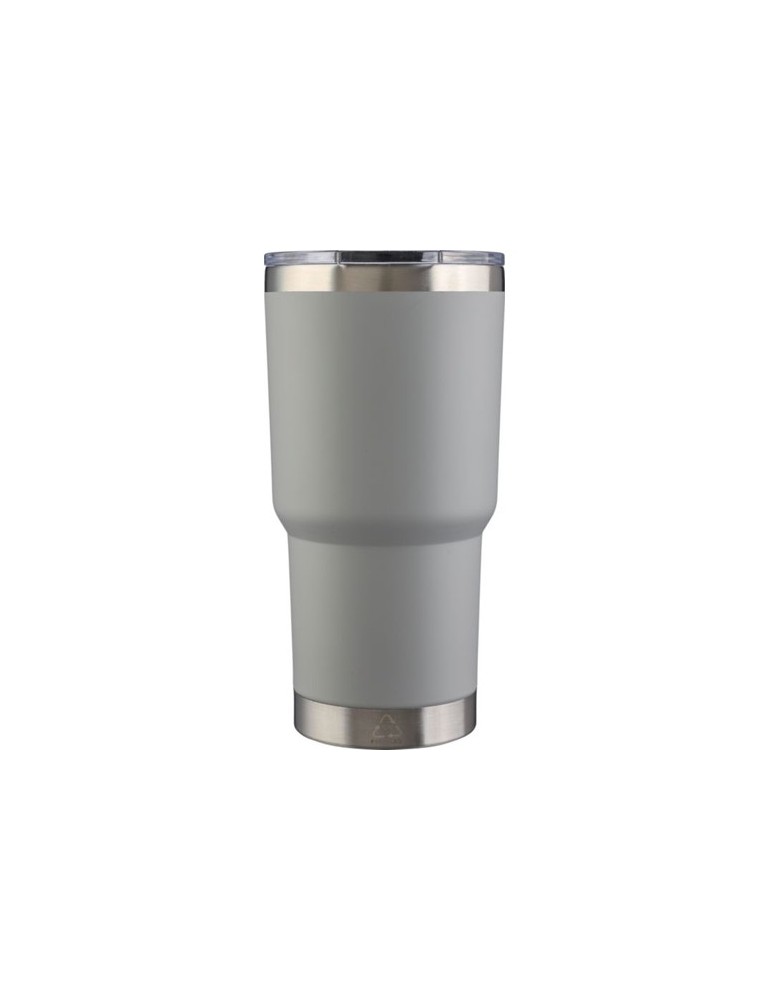 Mug isotherme personnalisé en acier inoxydable recyclé Arnold Matières : acier inoxydable Couleurs : noir livraison express 24h 