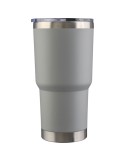 Mug isotherme personnalisé en acier inoxydable recyclé Arnold Matières : acier inoxydable Couleurs : noir personnalisation sur m