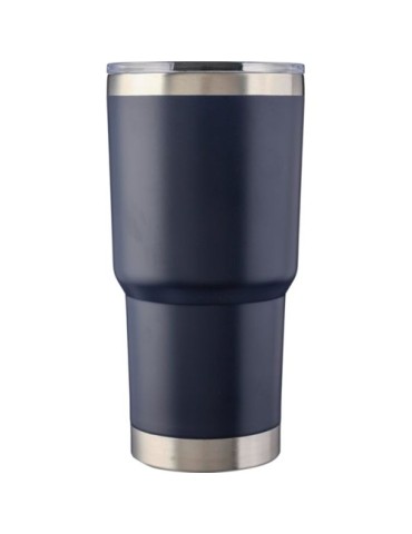 Mug isotherme personnalisé en acier inoxydable recyclé Arnold Matières : acier inoxydable Couleurs : bleu cadeau entreprise pas 