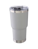 Mug isotherme personnalisé en acier inoxydable recyclé Arnold Matières : acier inoxydable Couleurs : bleu marquage couleur éclat