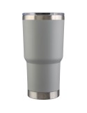 Mug isotherme personnalisé en acier inoxydable recyclé Arnold Matières : acier inoxydable Couleurs : gris cadeau collaborateur p