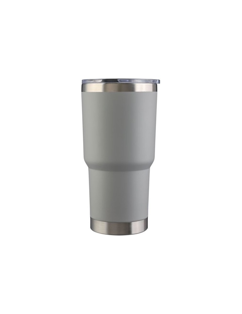 Mug isotherme personnalisé en acier inoxydable recyclé Arnold Matières : acier inoxydable Couleurs : gris livraison express 24h 