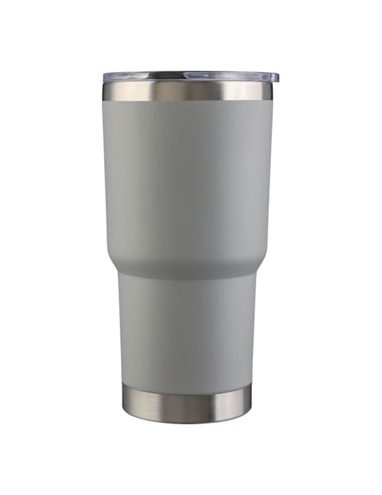 Mug isotherme personnalisé en acier inoxydable recyclé Arnold Matières : acier inoxydable Couleurs : gris livraison express 24h 