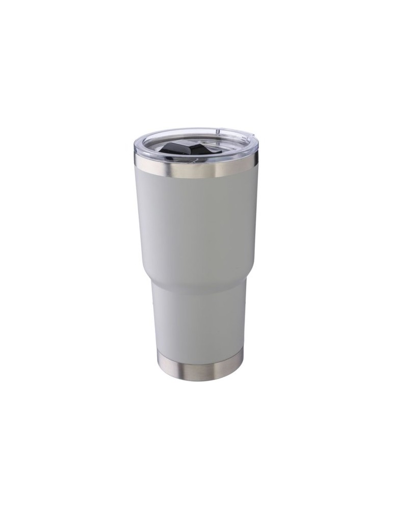 Mug isotherme personnalisé en acier inoxydable recyclé Arnold Matières : acier inoxydable Couleurs : gris personnalisation sur m