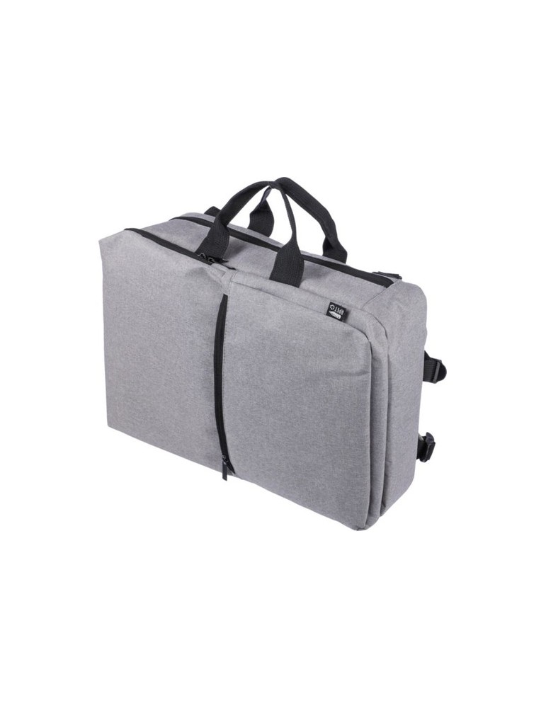 Sac à dos personnalisé porte-ordinateur 15'' en polyester rPET 300D Mallory Matières : polyester Couleurs : bleu cadeau affaires