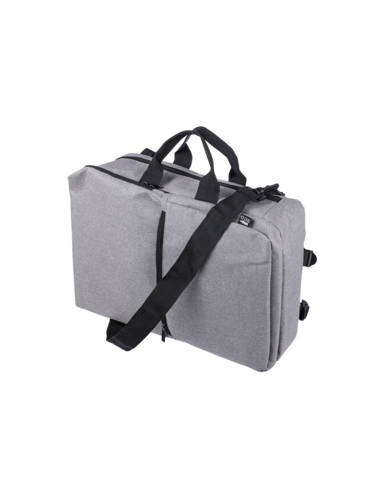 Sac à dos personnalisé porte-ordinateur 15'' en polyester rPET 300D Mallory Matières : polyester Couleurs : bleu objet promo pet