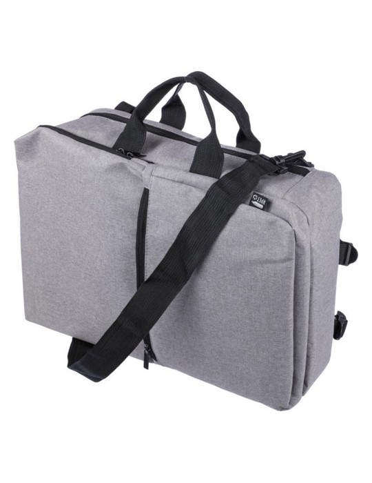 Sac à dos personnalisé porte-ordinateur 15'' en polyester rPET 300D Mallory Matières : polyester Couleurs : bleu objet promo pet