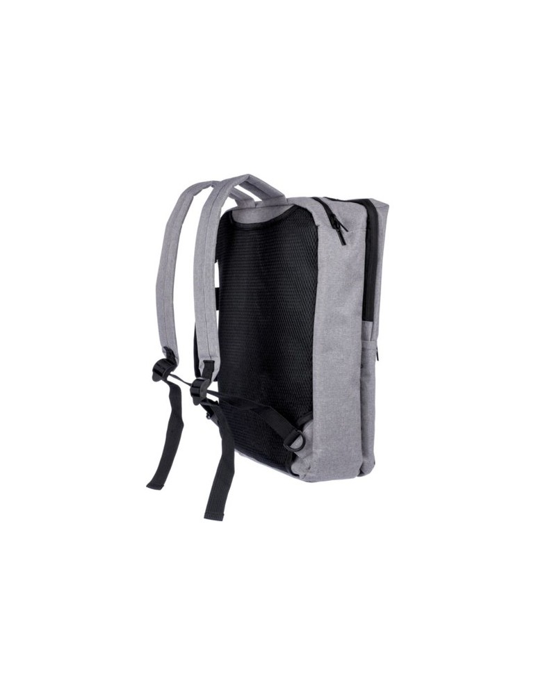 Sac à dos personnalisé porte-ordinateur 15'' en polyester rPET 300D Mallory Matières : polyester Couleurs : bleu cadeau entrepri