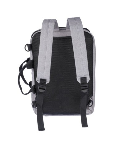 Sac à dos personnalisé porte-ordinateur 15'' en polyester rPET 300D Mallory Matières : polyester Couleurs : bleu personnalisatio