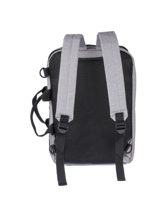 Sac à dos personnalisé porte-ordinateur 15'' en polyester rPET 300D Mallory Matières : polyester Couleurs : bleu personnalisatio