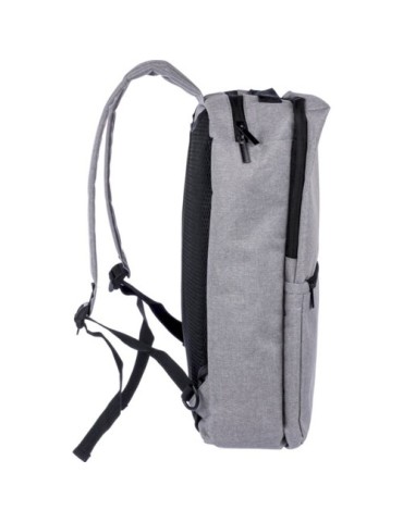 Sac à dos personnalisé porte-ordinateur 15'' en polyester rPET 300D Mallory Matières : polyester Couleurs : bleu objet publicita