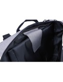 Sac à dos personnalisé porte-ordinateur 15'' en polyester rPET 300D Mallory Matières : polyester Couleurs : gris clair cadeau en