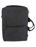 Sac à dos personnalisé porte-ordinateur 15'' en polyester rPET 300D Mallory Matières : polyester Couleurs : noir cadeau entrepri