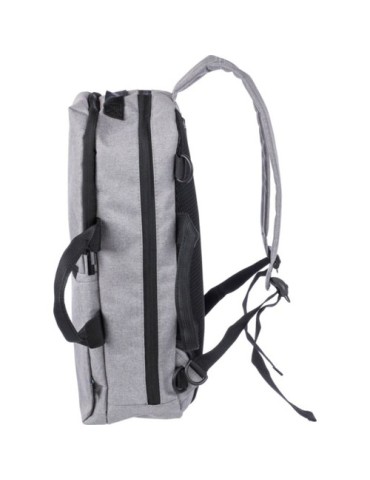 Sac à dos personnalisé porte-ordinateur 15'' en polyester rPET 300D Mallory Matières : polyester Couleurs : noir marquage laser 