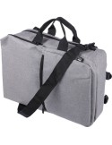 Sac à dos personnalisé porte-ordinateur 15'' en polyester rPET 300D Mallory Matières : polyester Couleurs : noir personnalisatio