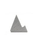 Support de téléphone publicitaire mini Ascend Brandcharger Matières : carton Couleurs : gris