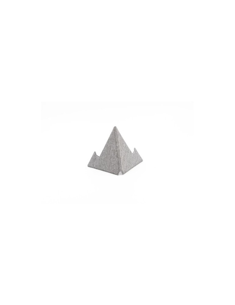 Support de téléphone publicitaire mini Ascend Brandcharger Matières : carton Couleurs : gris personnalisable avec votre logo