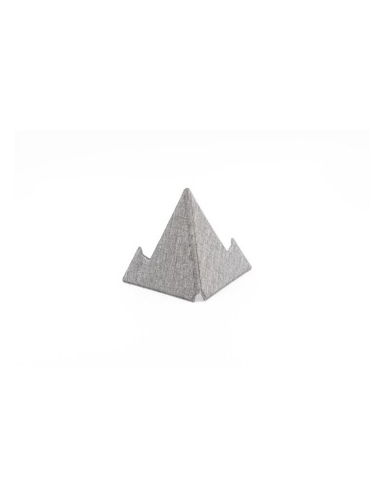 Support de téléphone publicitaire mini Ascend Brandcharger Matières : carton Couleurs : gris personnalisable avec votre logo