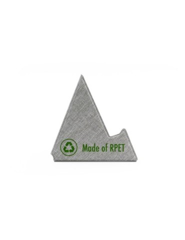 Support de téléphone publicitaire mini Ascend Brandcharger Matières : carton Couleurs : gris cadeau entreprise pas cher