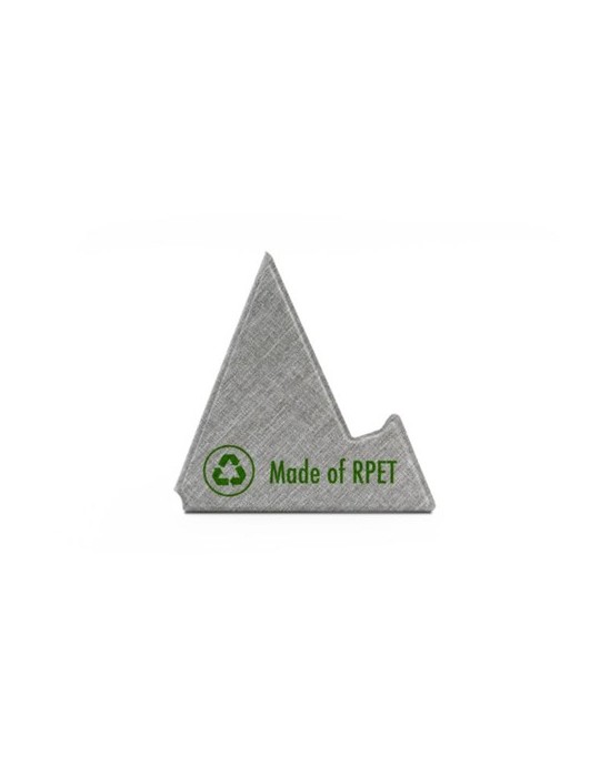 Support de téléphone publicitaire mini Ascend Brandcharger Matières : carton Couleurs : gris cadeau entreprise pas cher