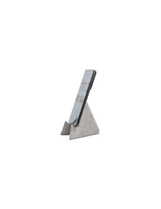 Support de téléphone publicitaire mini Ascend Brandcharger Matières : carton Couleurs : gris livraison express 24h 48h